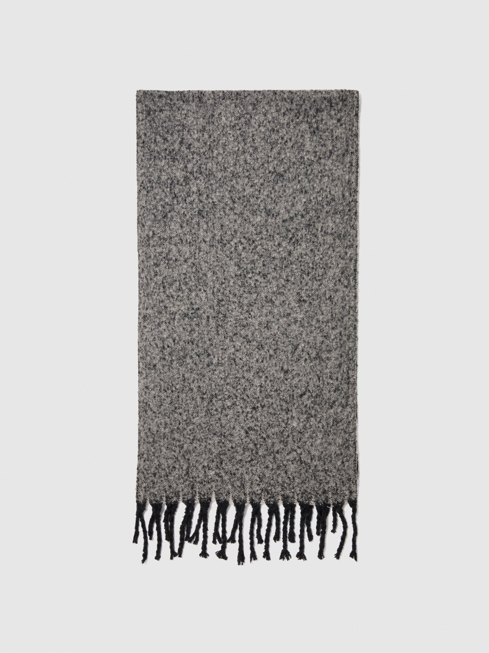 Sciarpa fluffy da uomo grigio | Sisley Outlet
