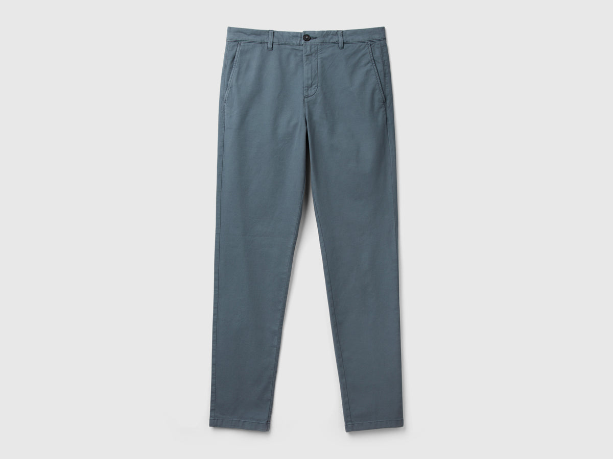 Chino slim fit in cotone stretch