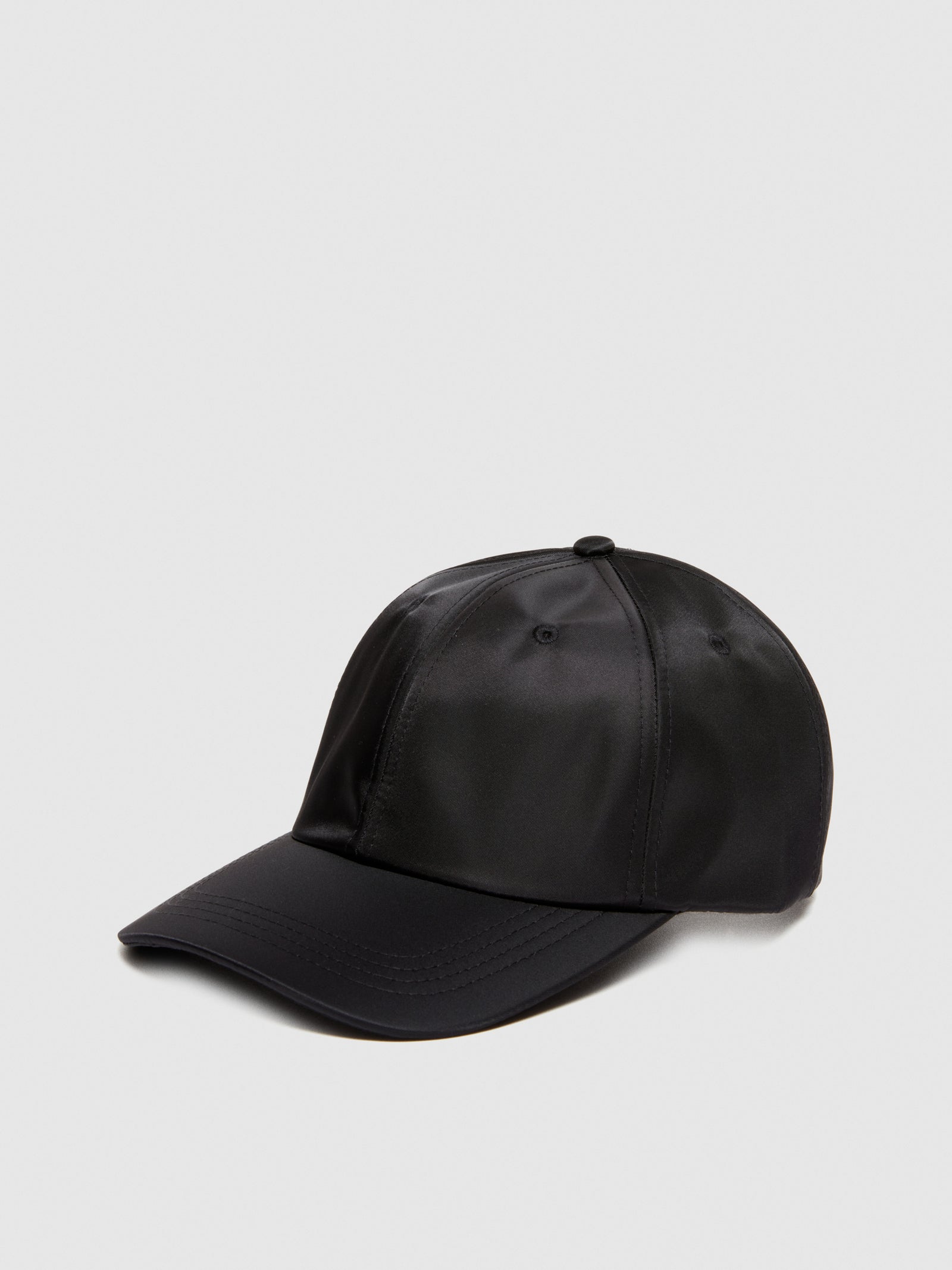 Cappello in nylon da uomo nero | Sisley Outlet