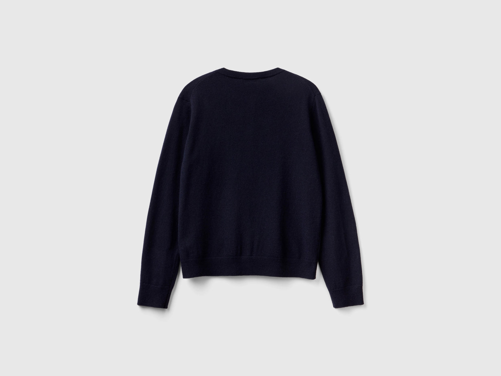 Cardigan in misto lana e cashmere da donna blu scuro 2 | Benetton Outlet