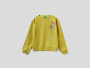 Felpa 100% cotone con logo