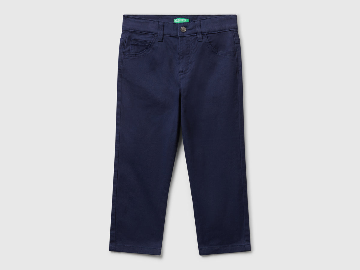 Pantaloni in cotone stretch