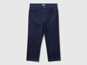 Pantaloni in cotone stretch