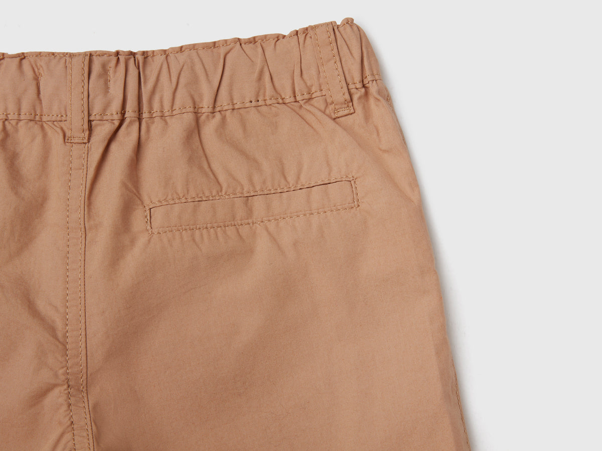 Shorts 100% cotone con coulisse