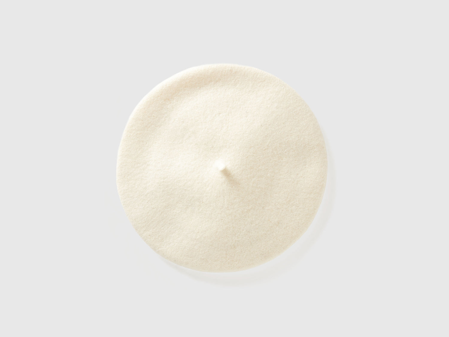 Basco classico in misto lana da donna bianco | Benetton Outlet