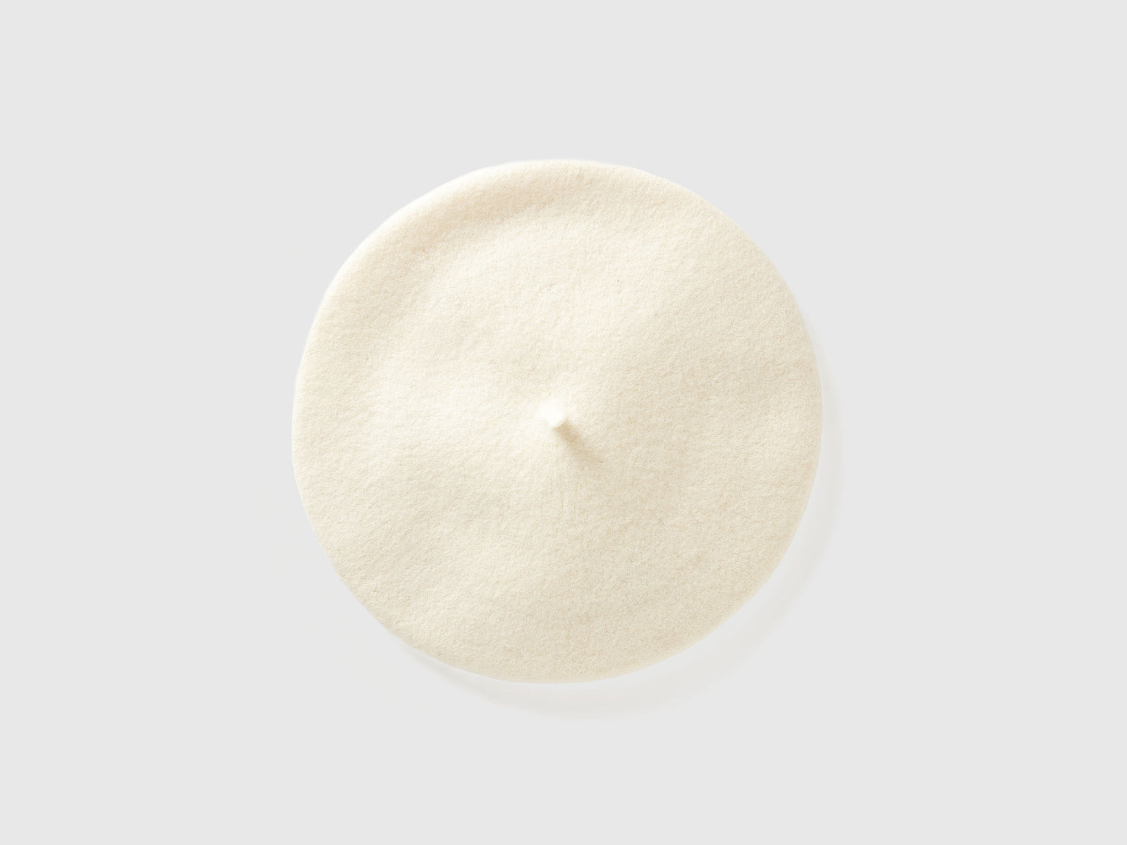Basco classico in misto lana da donna bianco | Benetton Outlet