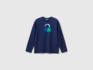 T-shirt manica lunga 100% cotone bio