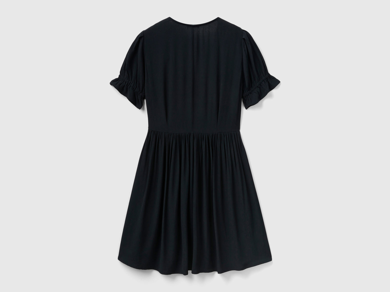 Vestito corto 100% viscosa da donna nero 2 | Benetton Outlet