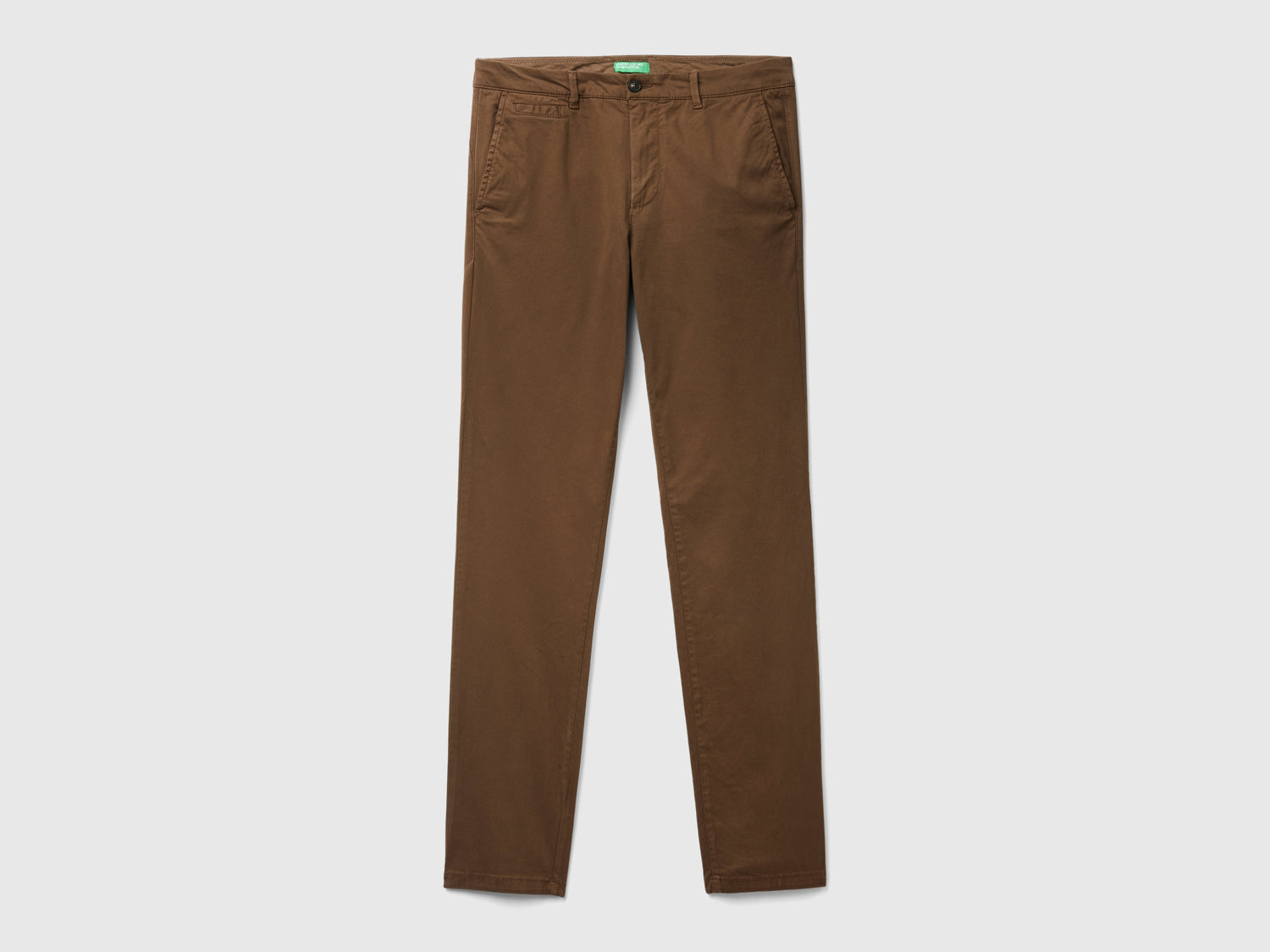 Chino slim fit caffè da uomo marrone | Benetton Outlet