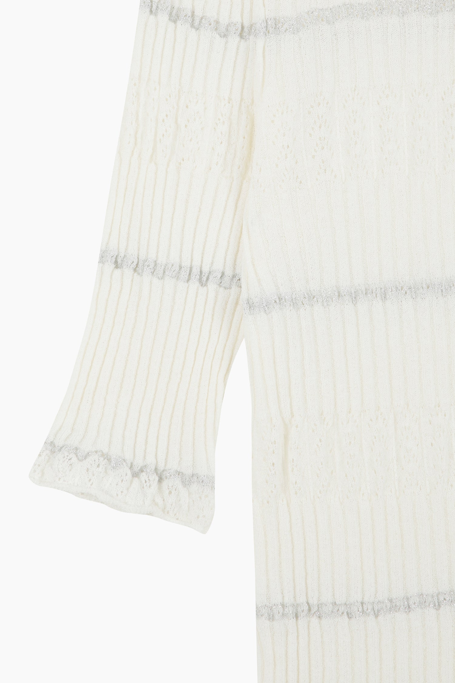Maglia polo a costine da donna bianco 4 | Sisley Outlet