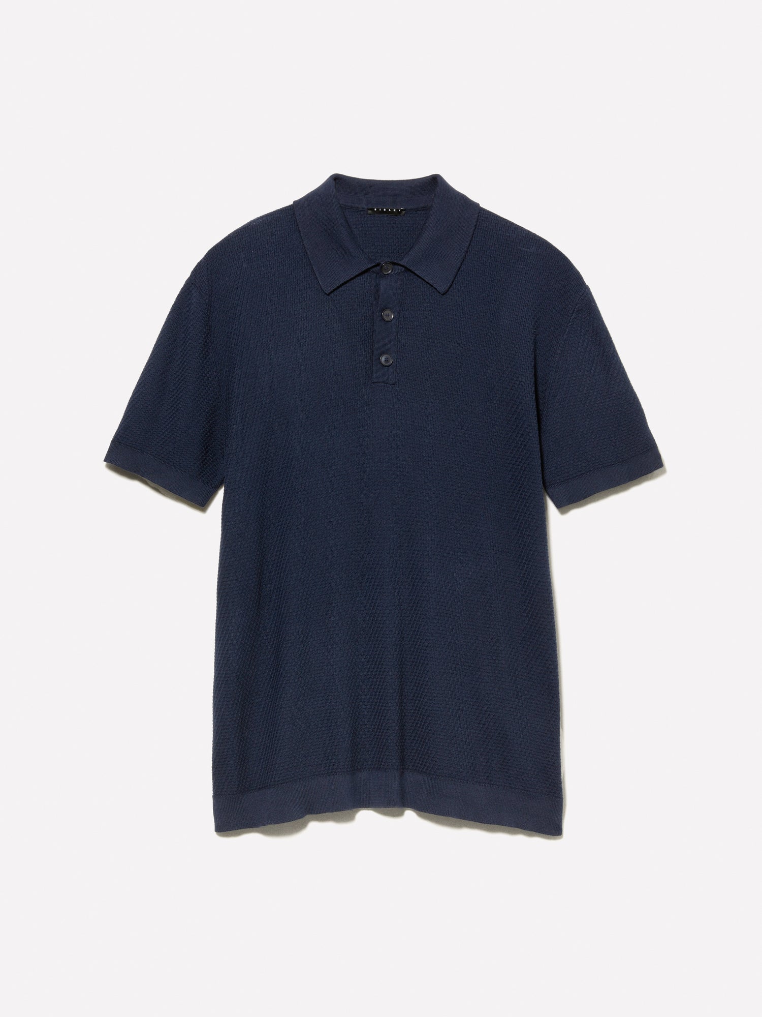 Knitted polo shirt da uomo blu scuro | Sisley Outlet