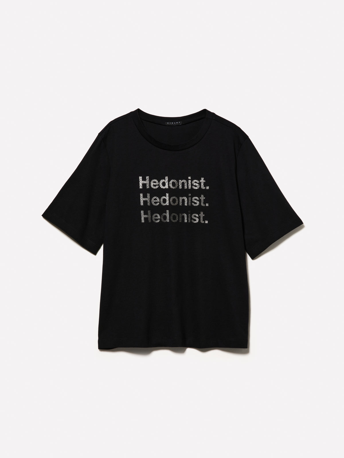 T-shirt boy fit 100% cotone bio con stampa lettering