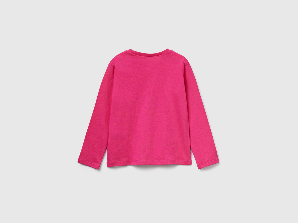 Maglietta regular fit con stampa