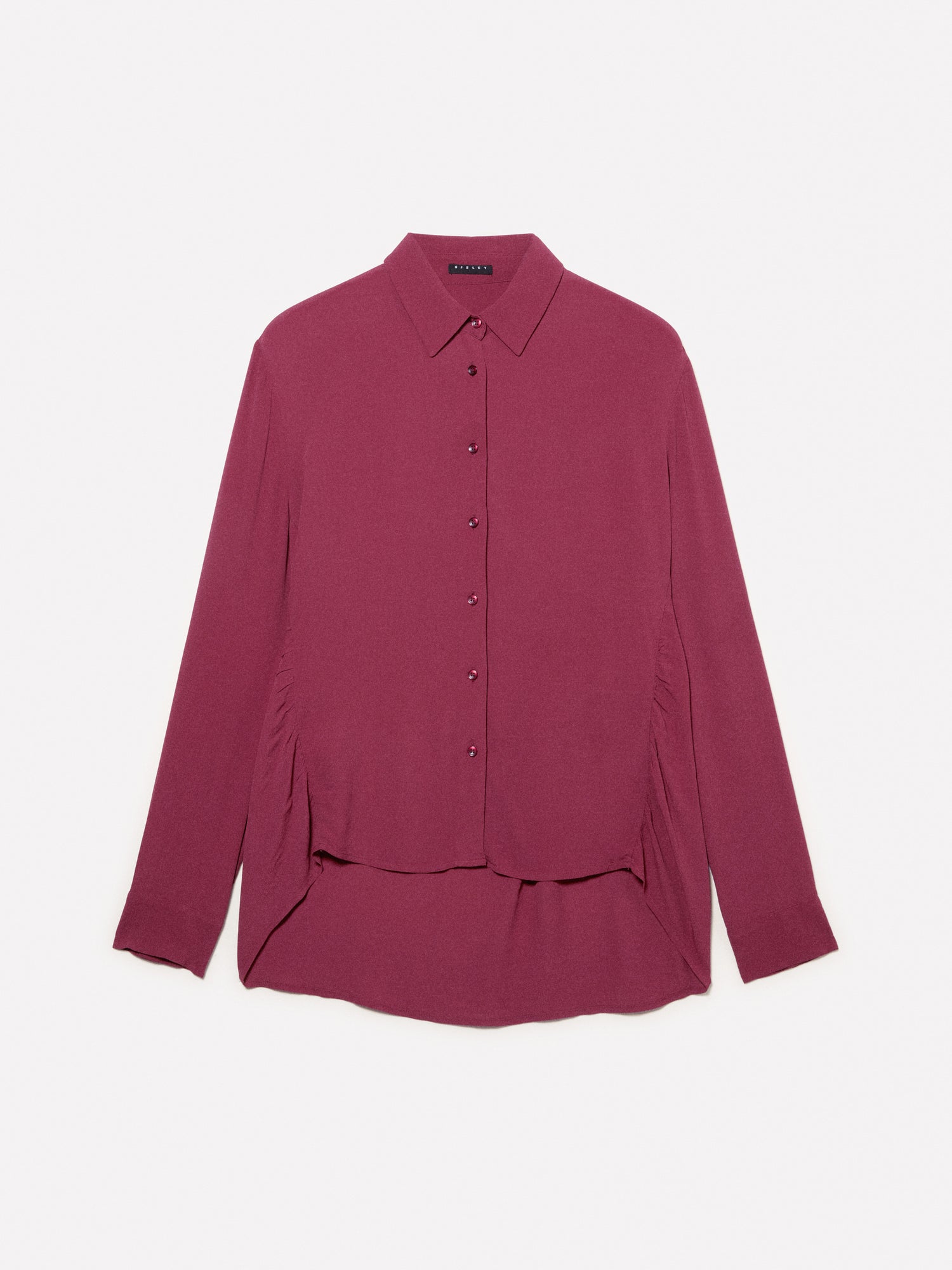 Camicia over fit da donna bordeaux | Sisley Outlet