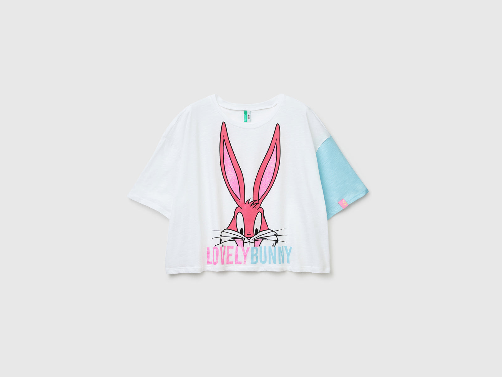 Maglia da pigiama boxy fit in puro cotone leggero da donna bianco | Benetton Outlet