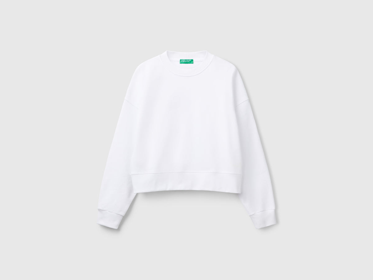 Felpa 100% cotone con stampa logo