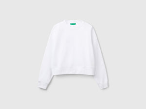 Felpa 100% cotone con stampa logo