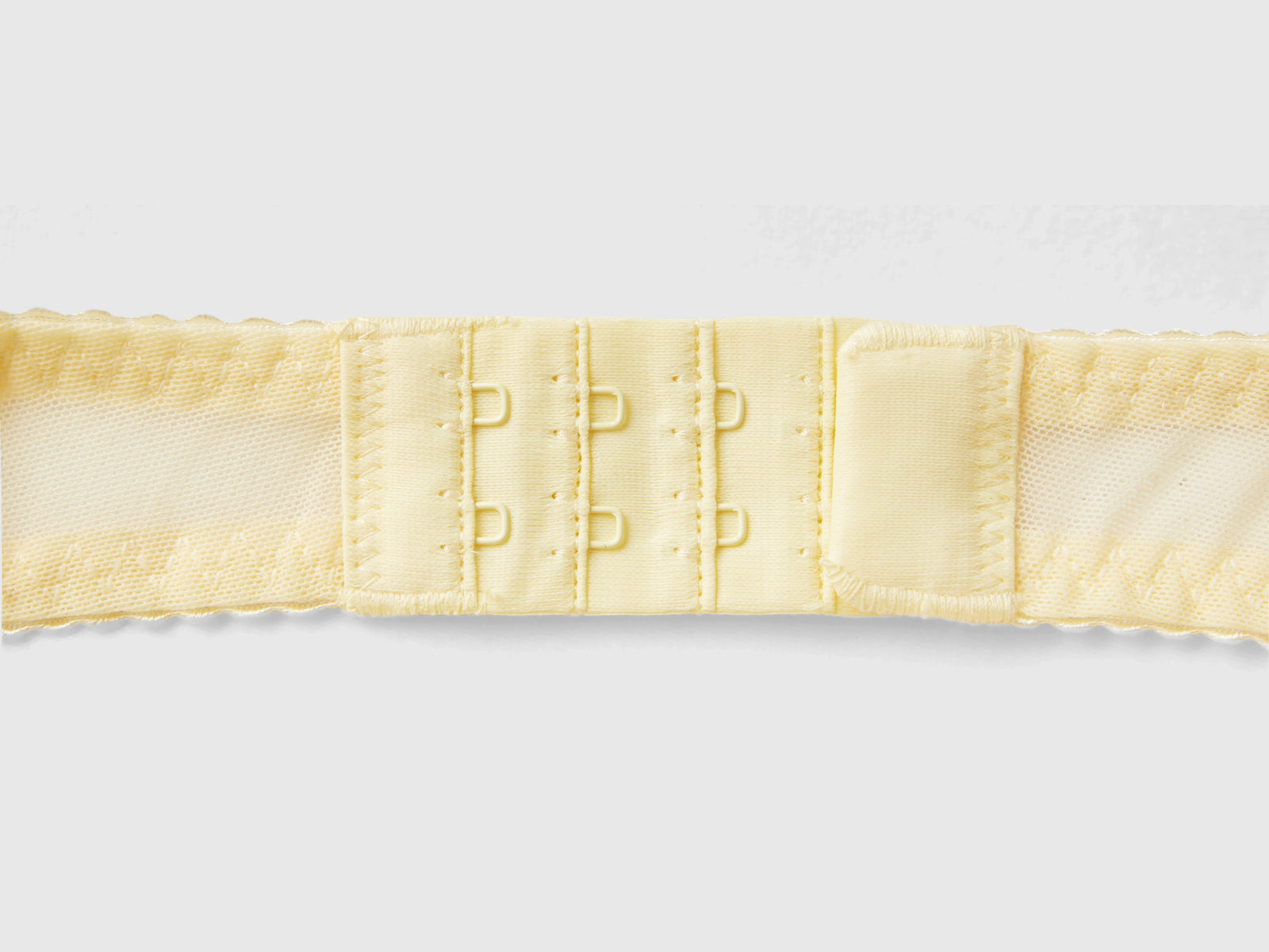 Reggiseno a triangolo con coppe in pizzo da donna giallo 3 | Benetton Outlet