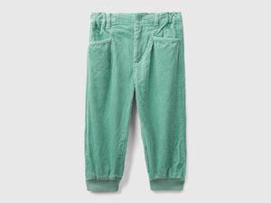 Pantaloni baloon fit in velluto