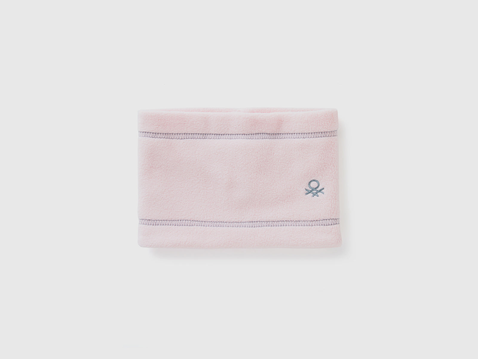 Scaldacollo in pile da bimbo rosa tenue 2 | Benetton Outlet