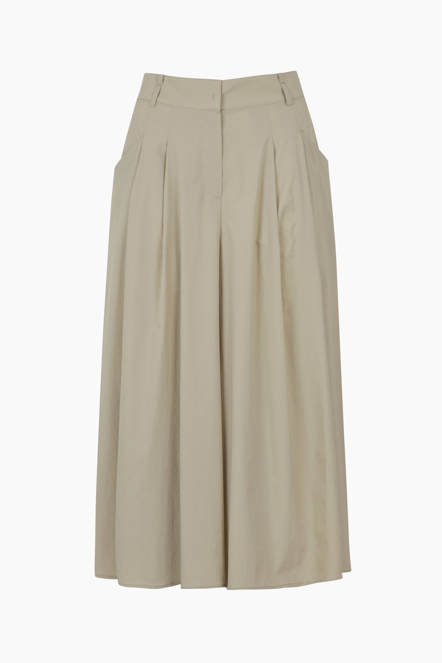Pantaloni ampi cropped chiaro da donna beige | Sisley Outlet