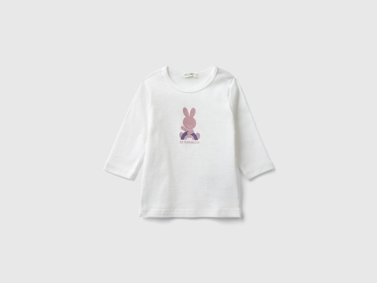 T-shirt manica lunga 100% cotone bio