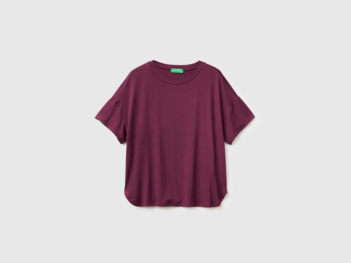 T-shirt slim fit in viscosa stretch