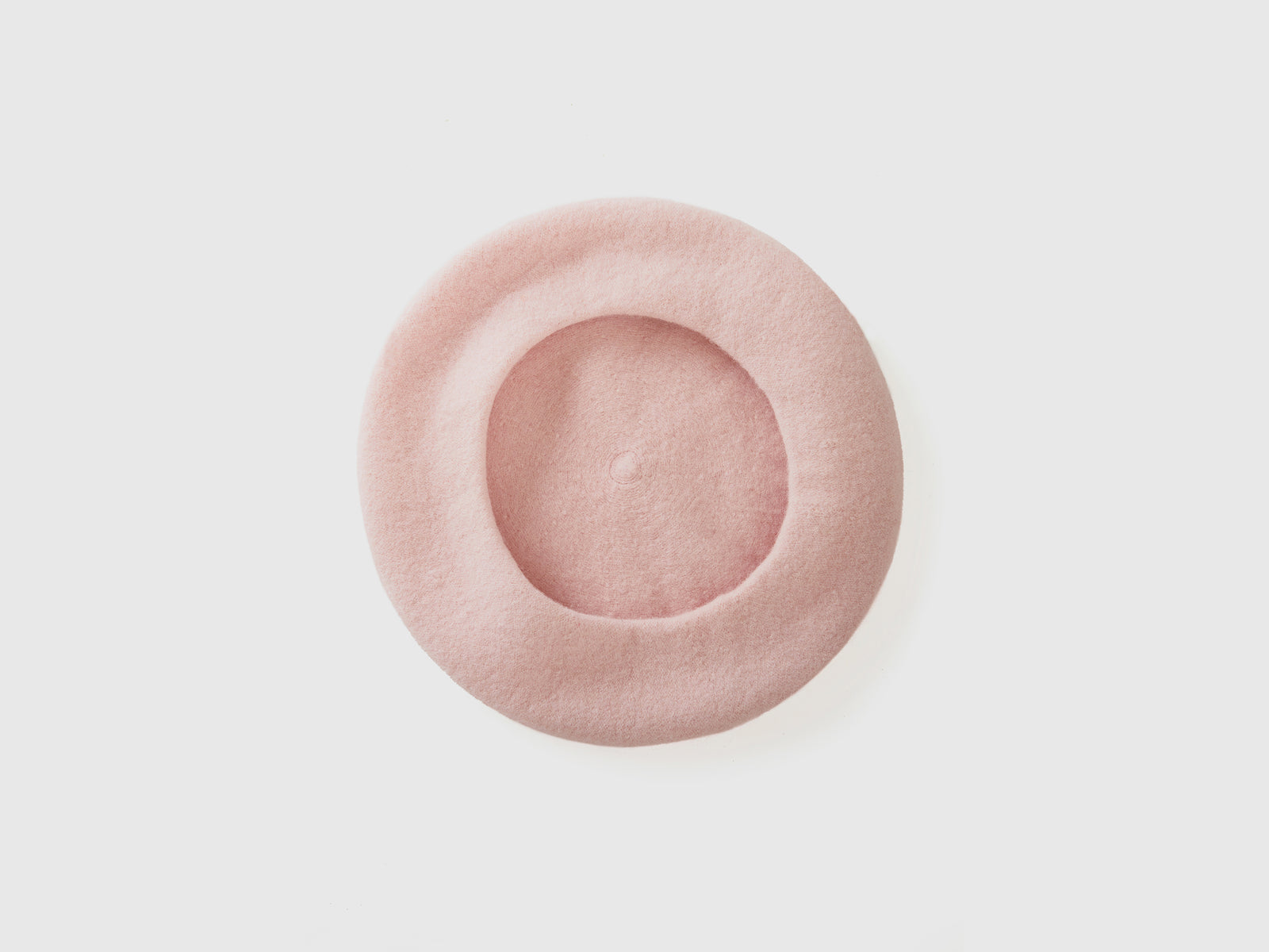 Basco classico in misto lana da donna rosa pastello 2 | Benetton Outlet