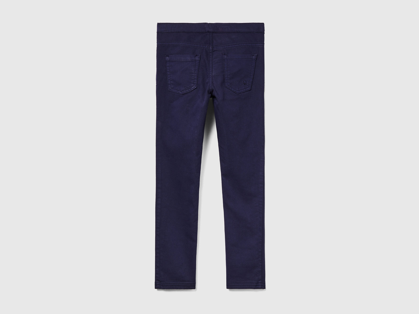 Pantaloni super skinny da bambina blu scuro 2 | Benetton Outlet
