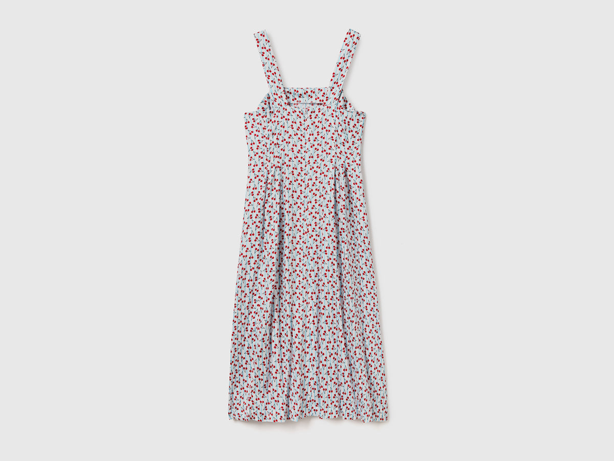 Vestito fluido con stampa
