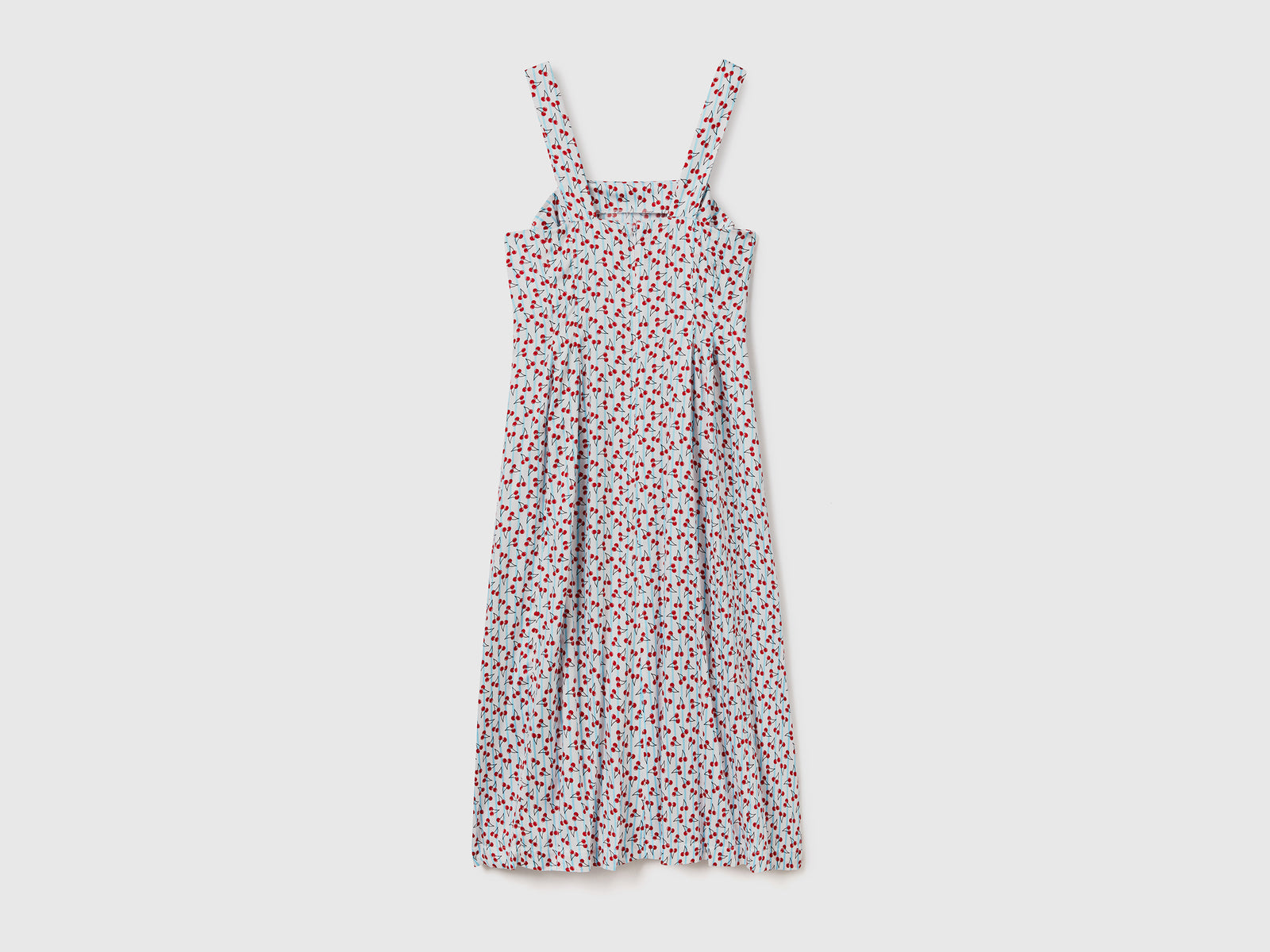 Vestito fluido con stampa da donna multi-color 2 | Benetton Outlet