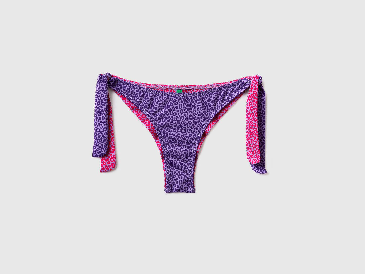 Slip costume in tessuto elasticizzato con taglio a V da donna multi-color | Benetton Outlet