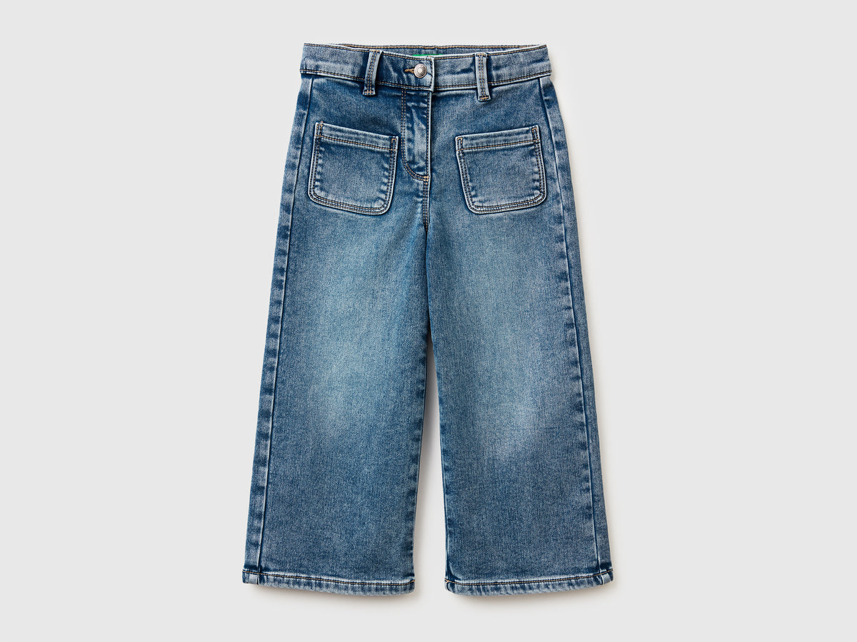 Jeans termici skinny fit da bimba blu | Benetton Outlet