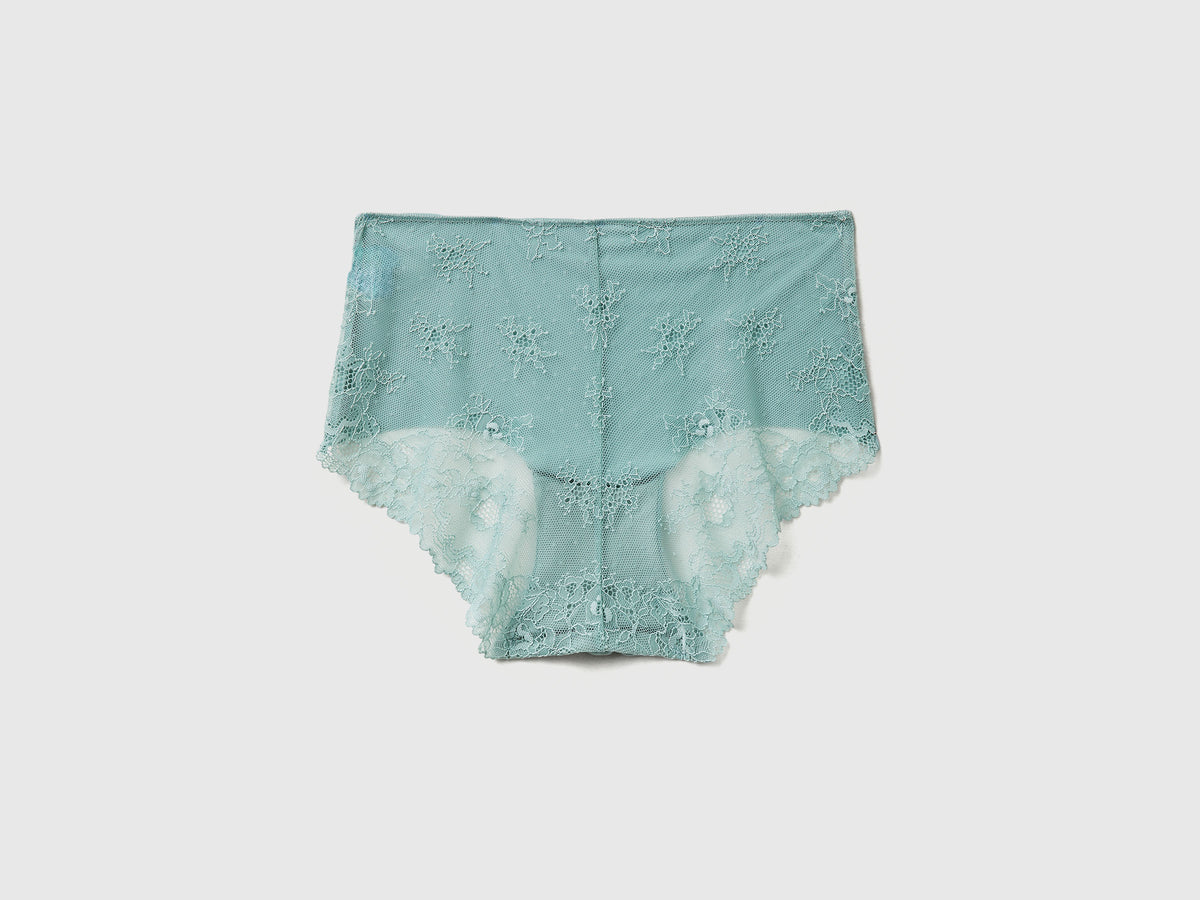 Culotte elasticizzate con pizzo