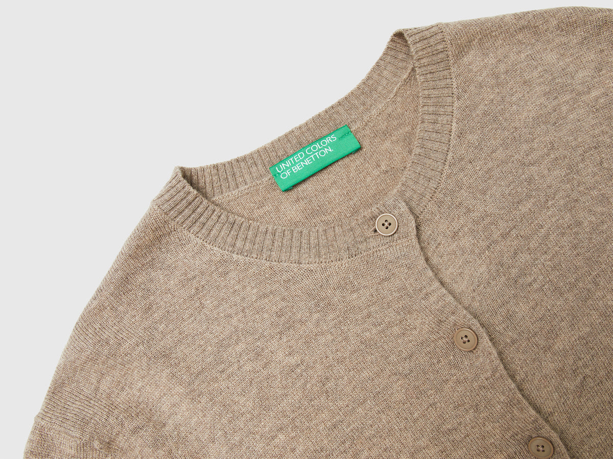 Cardigan in misto lana e cashmere