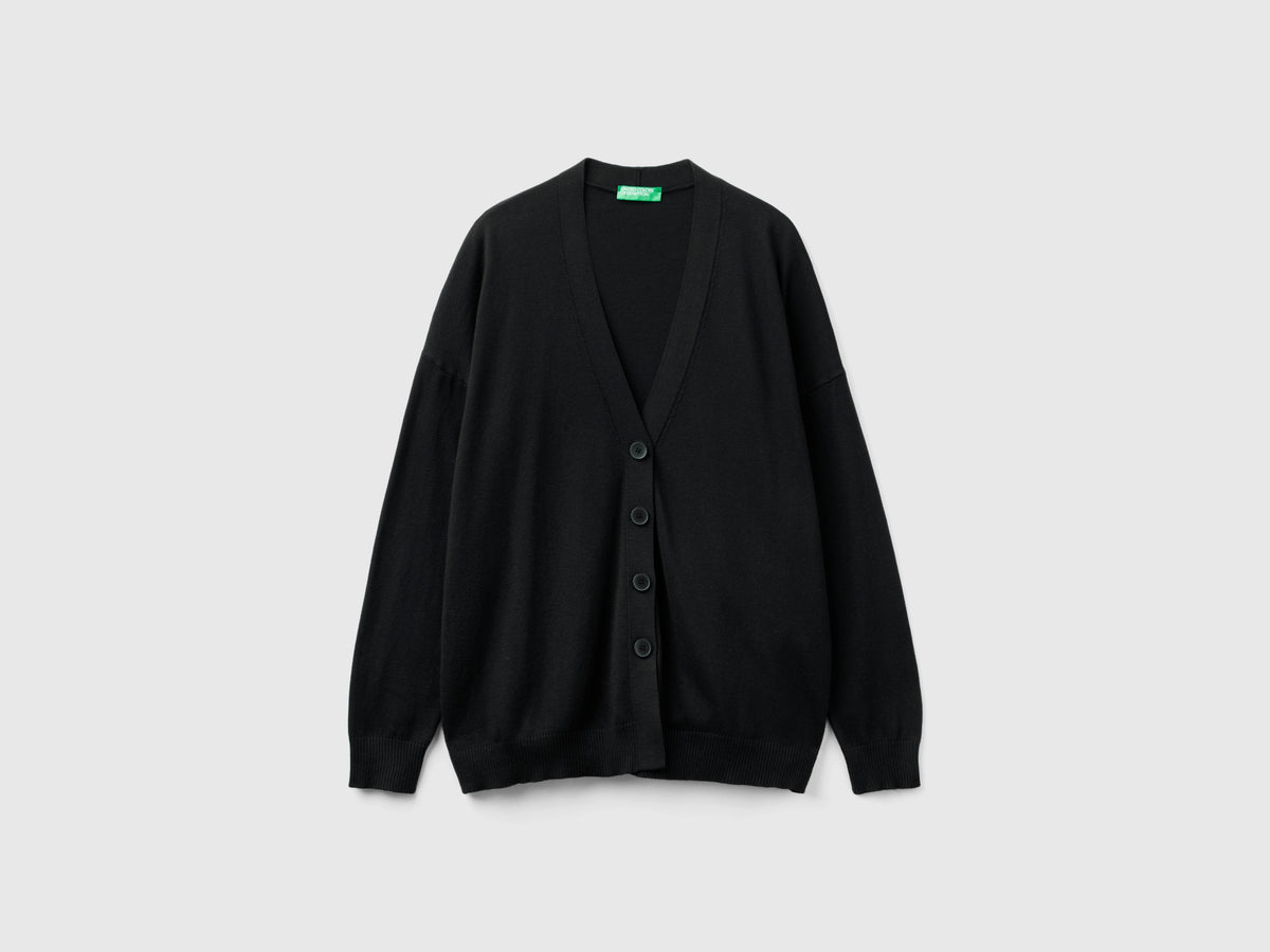 Cardigan in misto cotone e Modal
