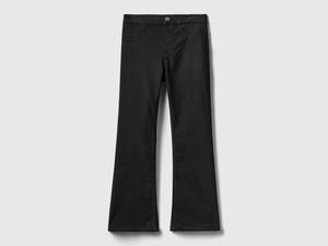 Pantaloni a zampa elasticizzati