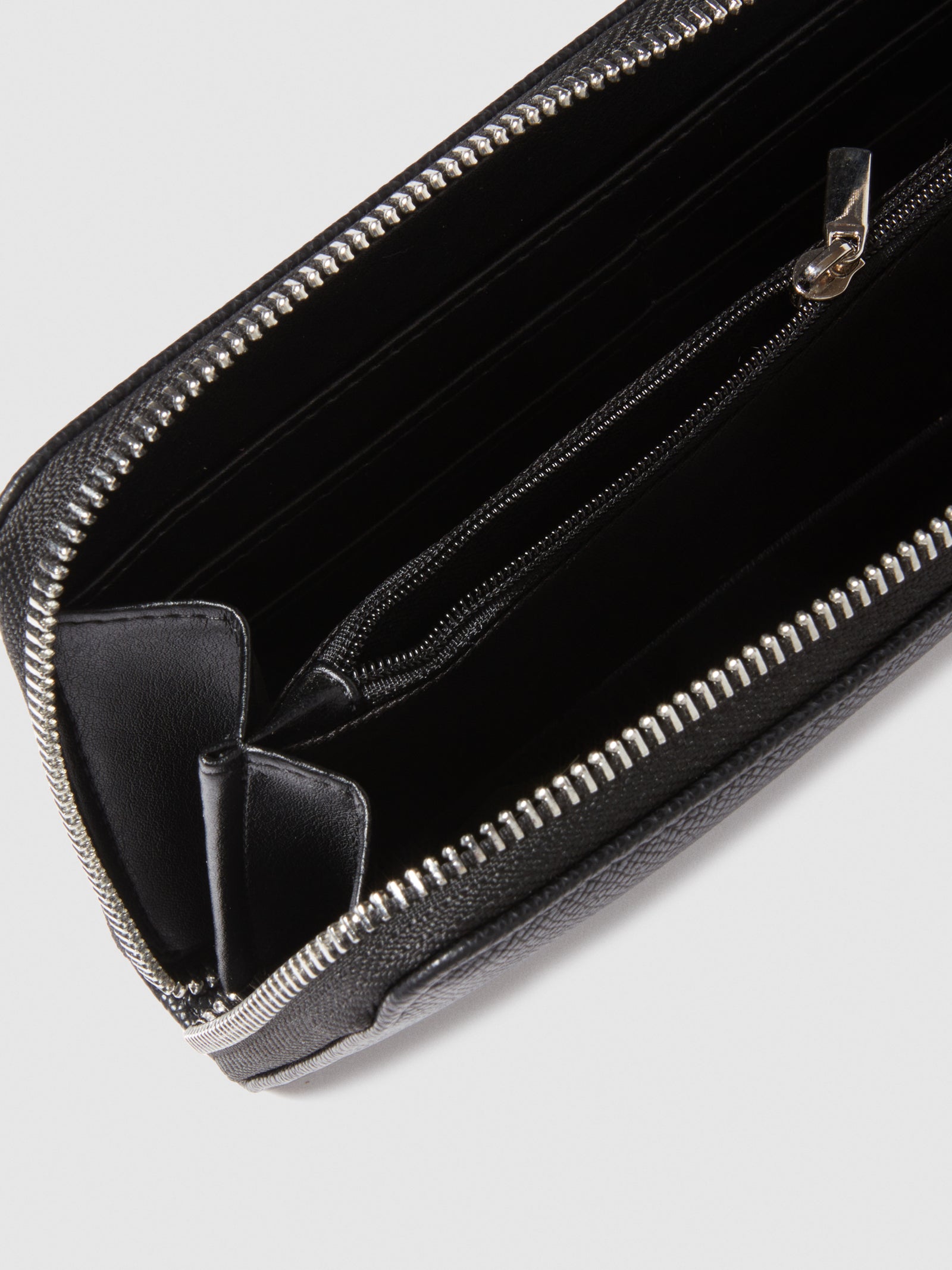 Portafoglio singolo scomparto da donna nero 3 | Sisley Outlet
