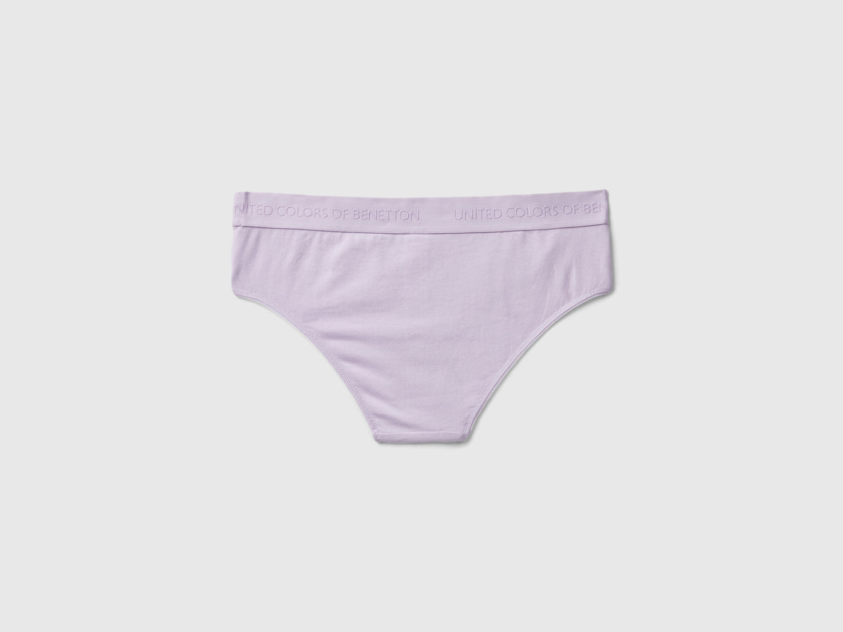 Slip fianco alto in cotone bio