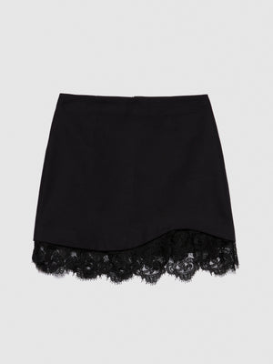 Minigonna con pizzo
