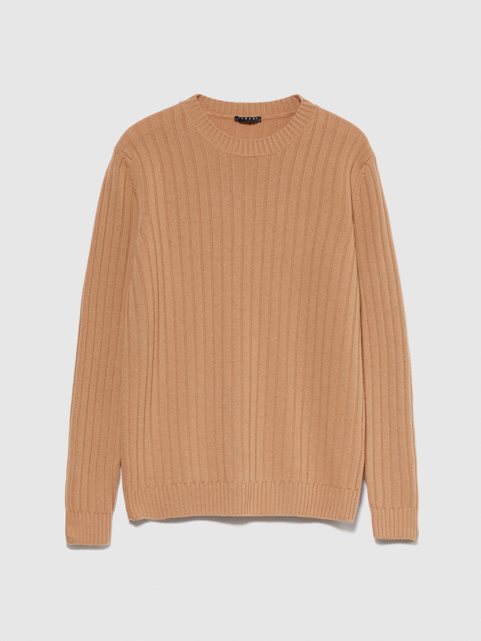 Maglia 100% lana vergine da uomo cammello | Sisley Outlet