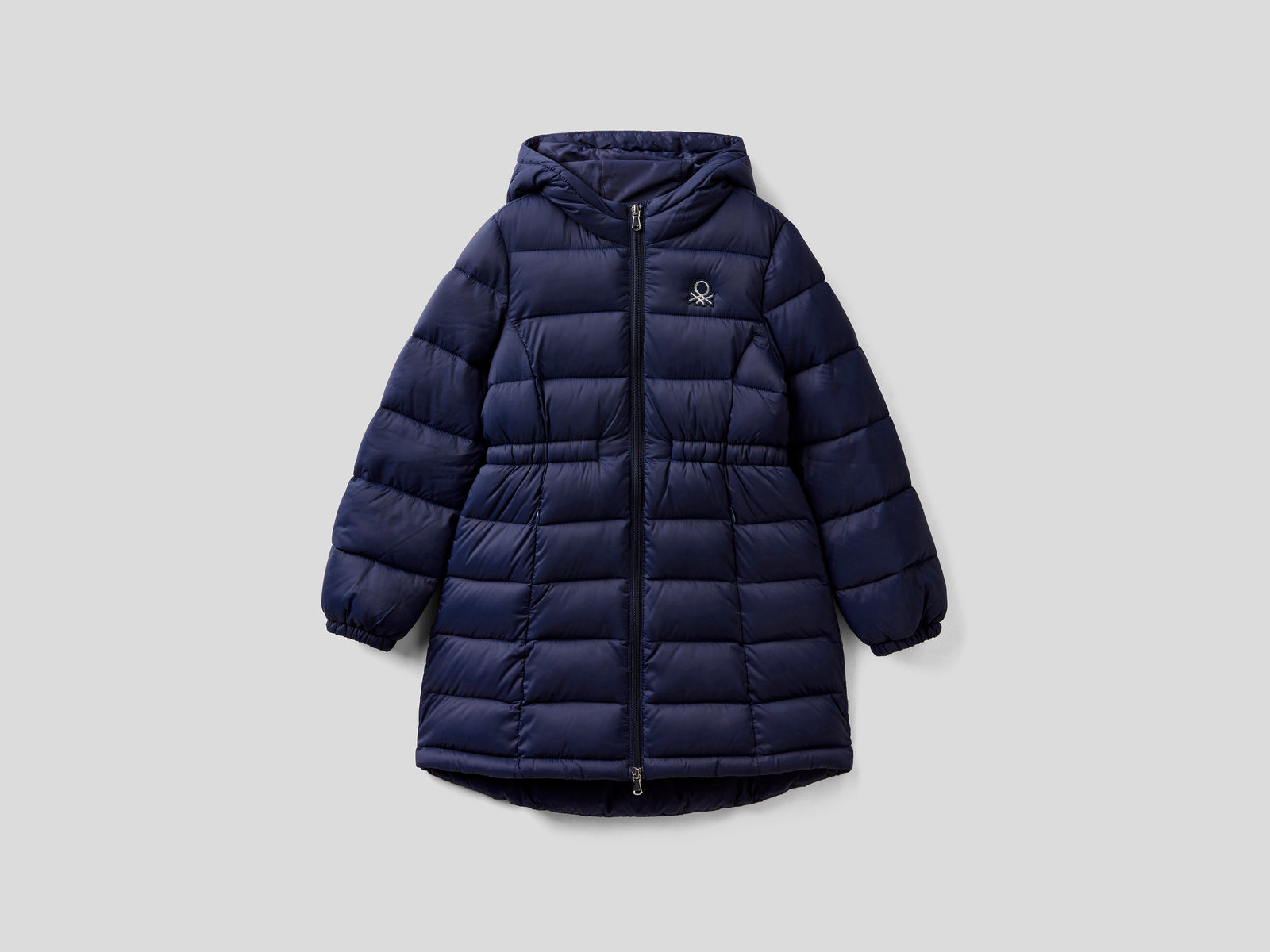 Giubbino lungo "Rain Defender" da bambina blu scuro | Benetton Outlet
