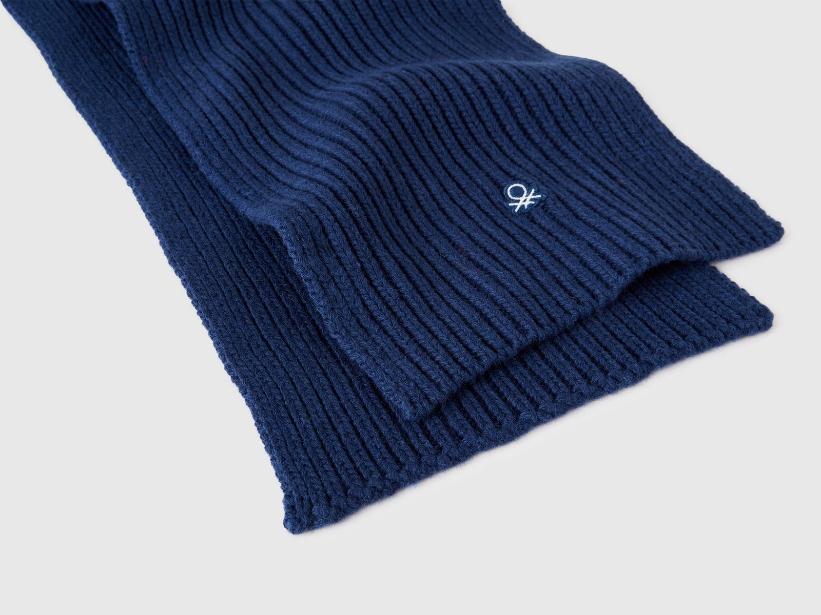 Sciarpa in misto lana da uomo blu 2 | Benetton Outlet