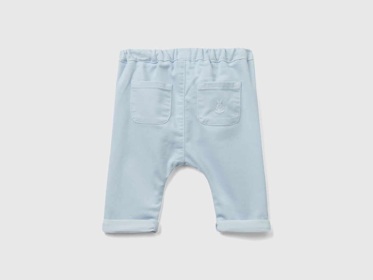 Pantaloni in misto cotone stretch