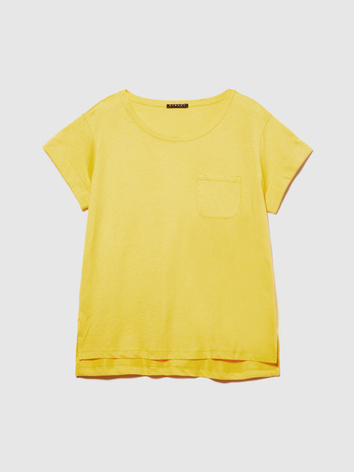 T-shirt con taschino 100% cotone bio