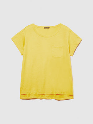 T-shirt con taschino 100% cotone bio