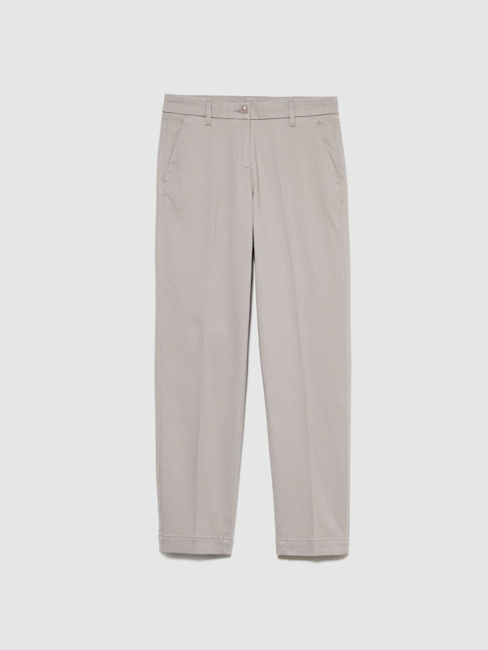 Chino a sigaretta da donna tortora | Sisley Outlet