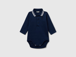 Body a polo in cotone