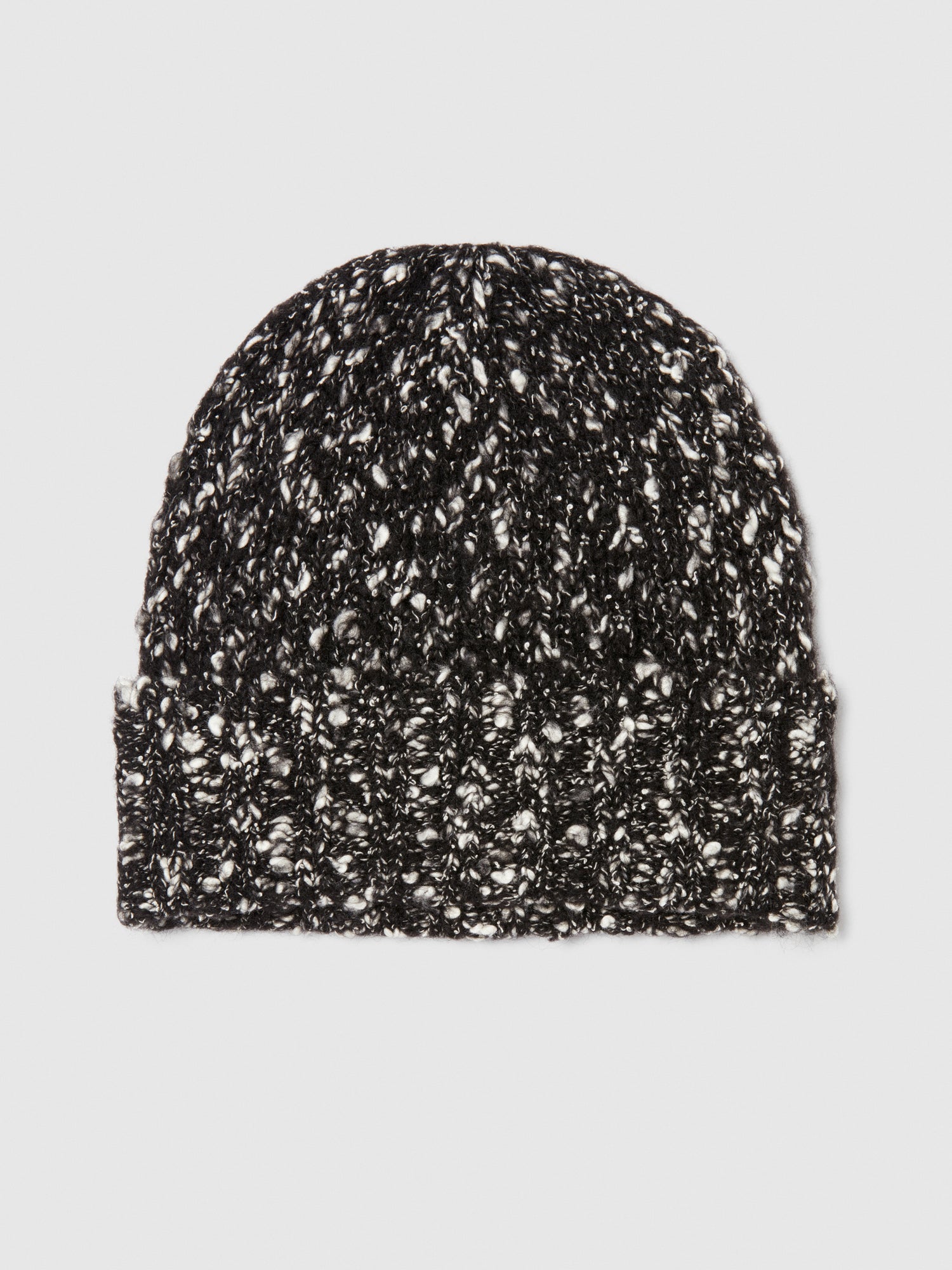 Berretto bouclé da donna nero | Sisley Outlet