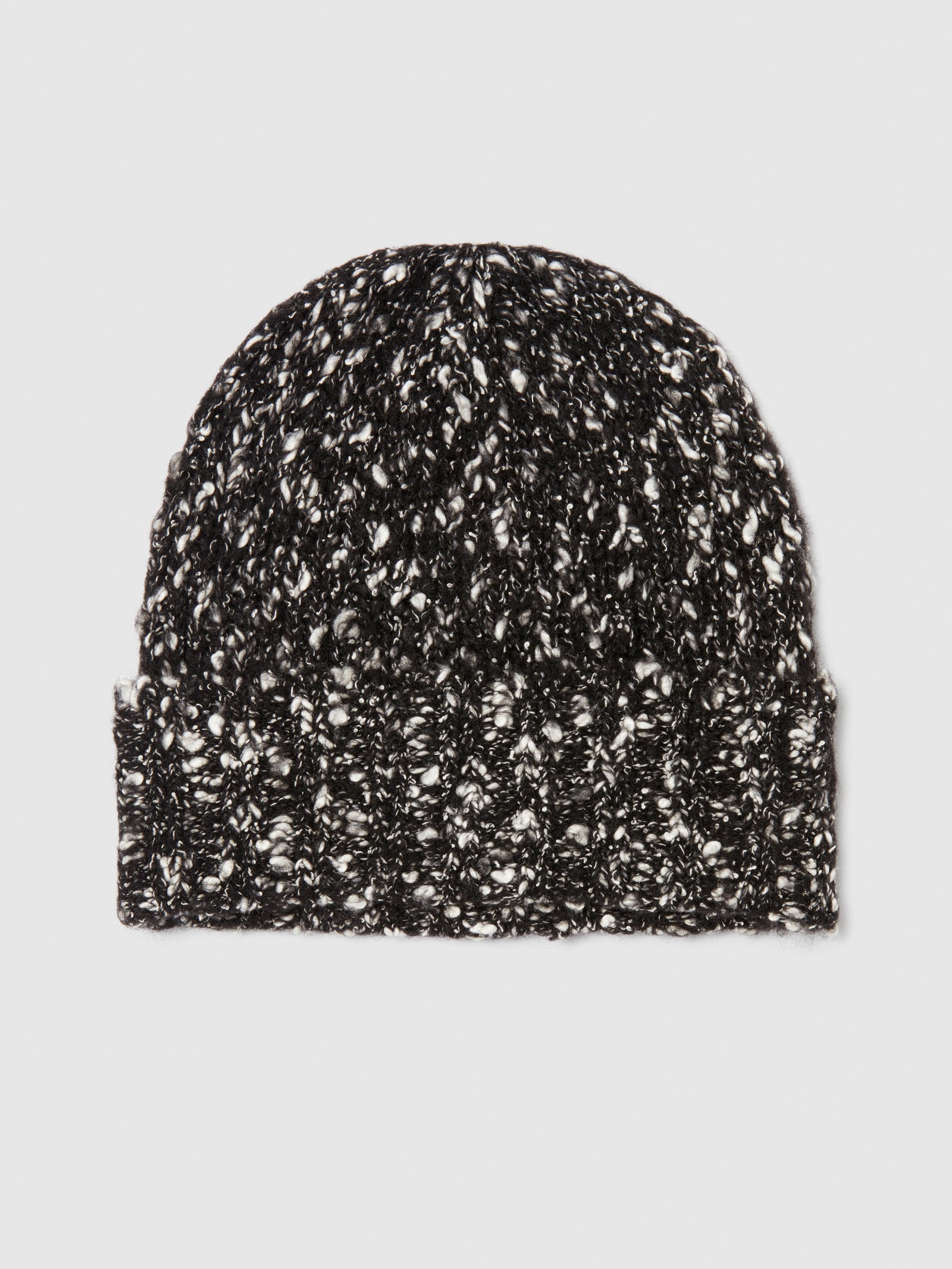 Berretto bouclé da donna nero | Sisley Outlet